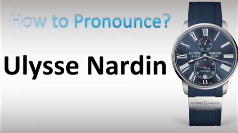 hublot watch pronounce|ulysse nardin pronunciation.